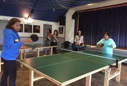 Trinjan launched Table Tennis and Aerobic/Dance Project for Women in March 2017