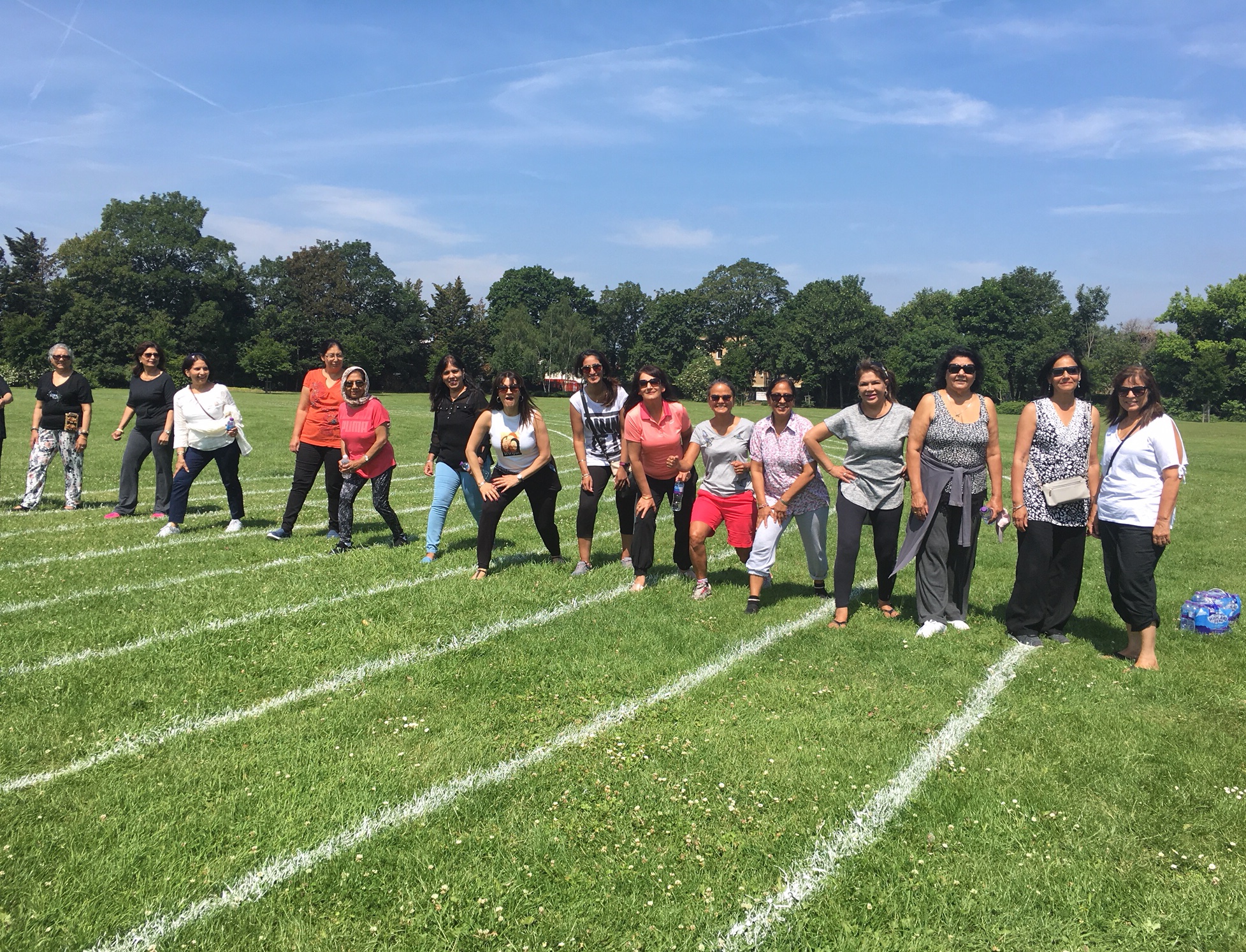 Sponsored Walk At Redlees Park Isleworth Was A Real Success Trinjan 